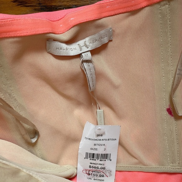 2 FOR $60 GOWNS! New w/ Tags Halston Heritage Gown - size 2 - Picture 5 of 9